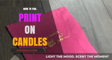 Foil Printing on Candles: A Step-by-Step Guide