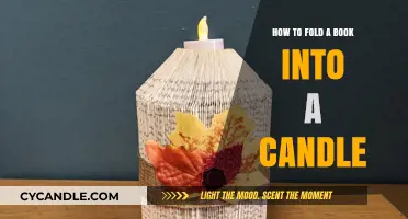Folding Books: Create a Candle, Spark Interest