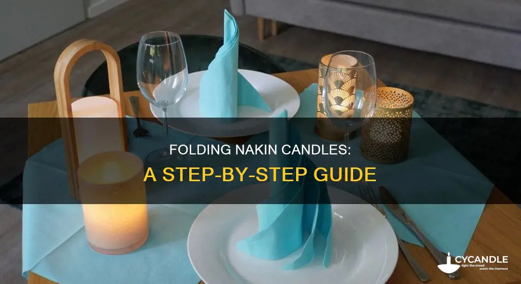 how to fold nakin candles