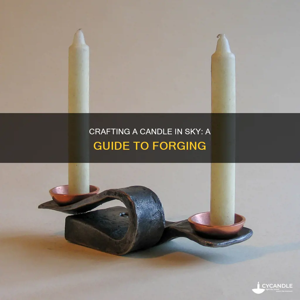 how to forge a candle in sky