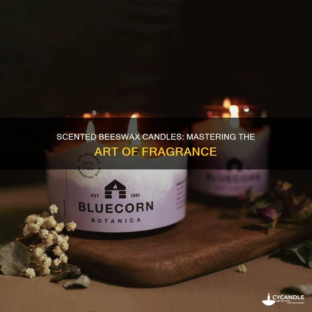 how to fragrance beeswax candles