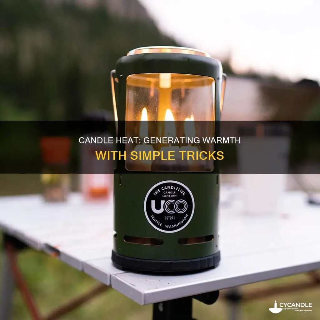 how to generate heat with candles