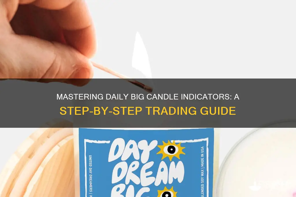 how to get a big daily candle indicator
