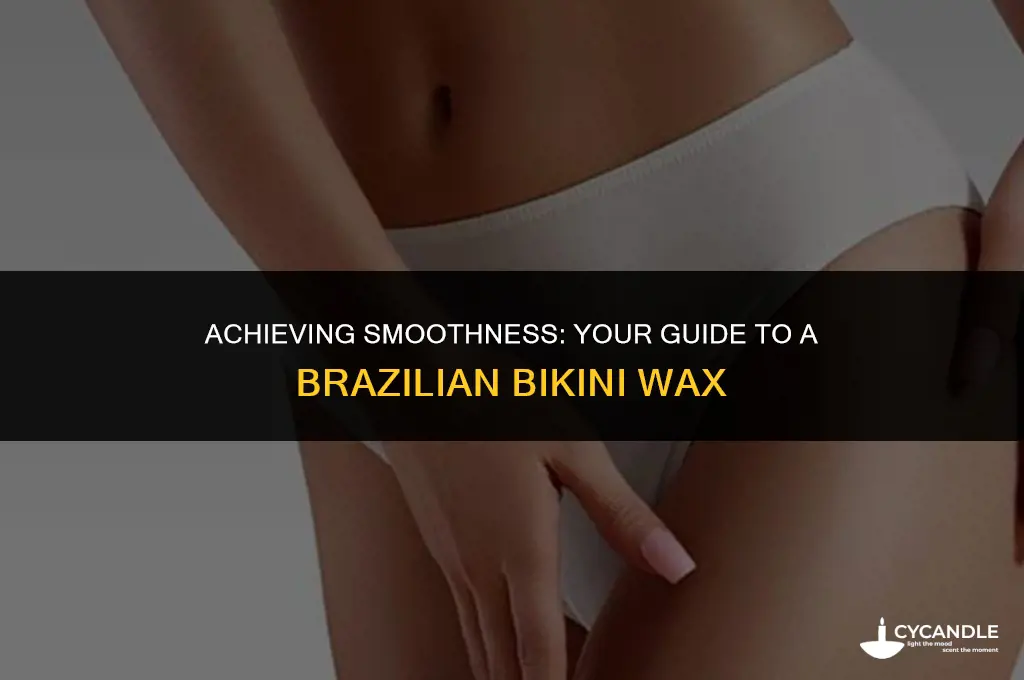 how to get a brazilian bikini wax