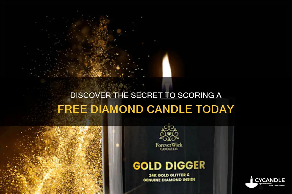 how to get a free diamond candle