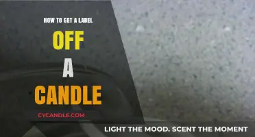 Effortless Ways to Remove Labels from Candles Without Damaging Them