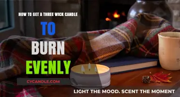 Mastering the Art of Evenly Burning Three-Wick Candles