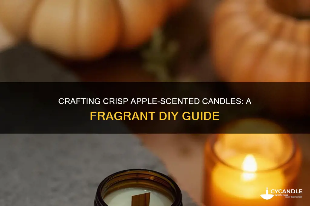 how to get an apple smell in a candle