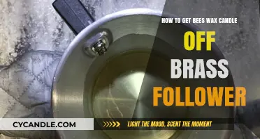 Removing Beeswax Candle Residue from Brass Followers: A Simple Guide
