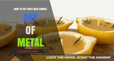 Removing Beeswax Candle Residue from Metal Surfaces: A Simple Guide