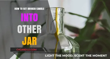 Revive Your Broken Candle: Easy Steps to Repurpose Wax in a New Jar