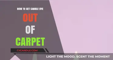 Effective Methods to Remove Candle Dye Stains from Your Carpet