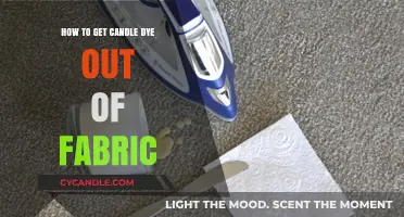Effective Methods to Remove Candle Dye Stains from Fabric Easily