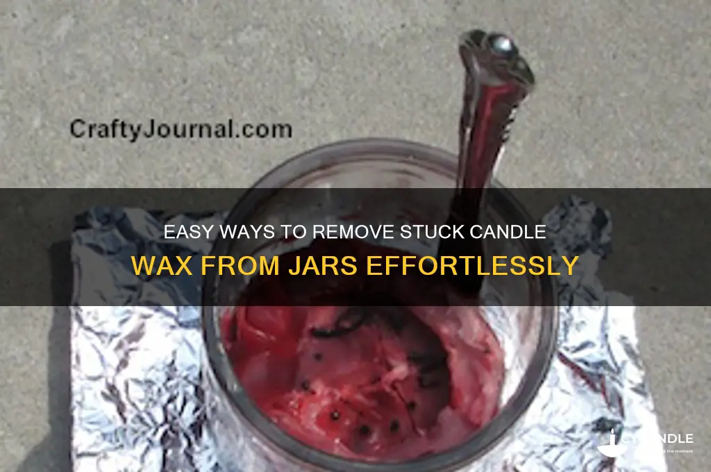 how to get candle out of jar