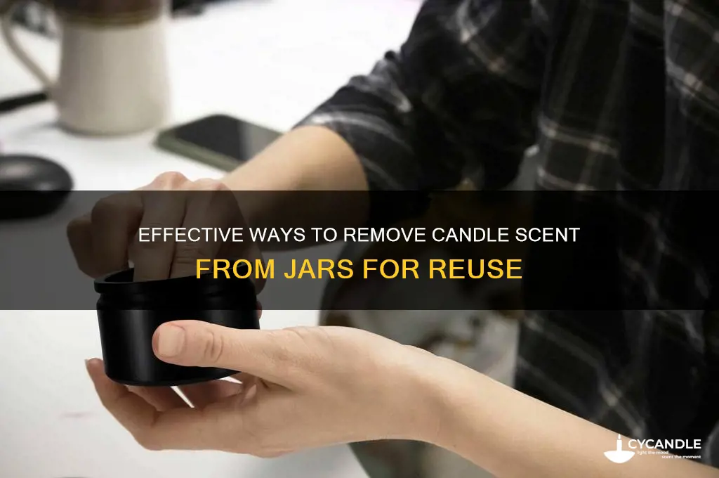 how to get candle smell out of jar