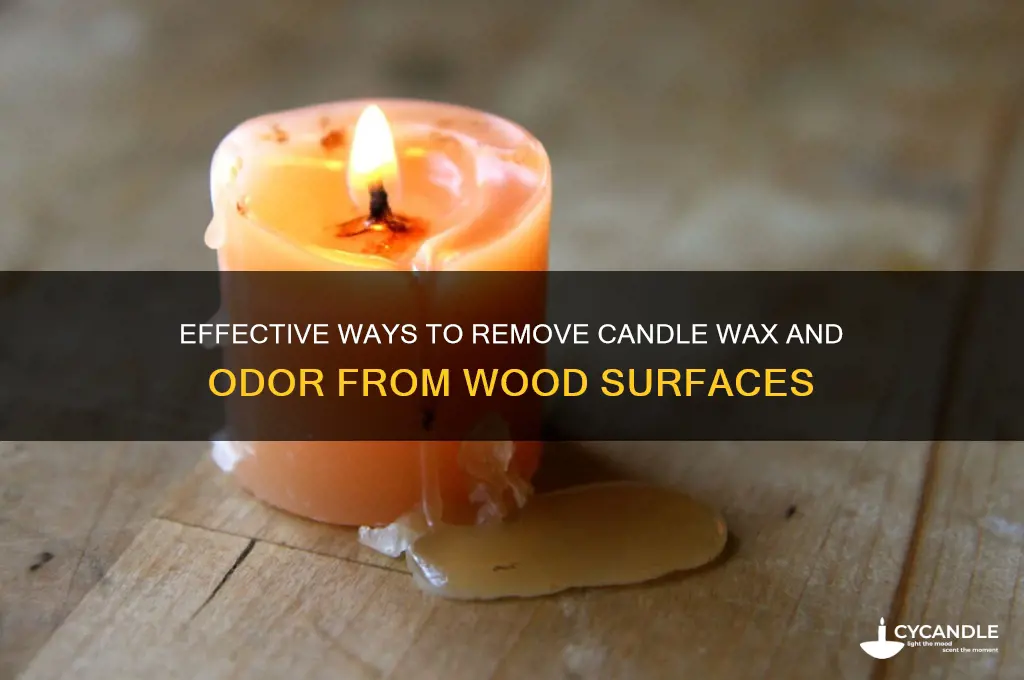 how to get candle smell out of wood