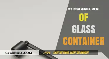 Easy Ways to Remove Candle Stems from Glass Containers Safely