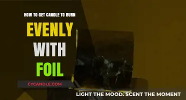 Evenly Burning Candles: Simple Foil Hack for Perfect Wax Melt
