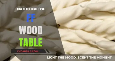 Effective Methods to Remove Candle Wax from Wood Tables Easily
