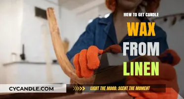 Effective Methods to Remove Candle Wax Stains from Linen Fabric