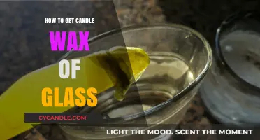 Easy Ways to Remove Candle Wax from Glass Surfaces