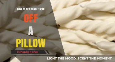 Easy Steps to Remove Candle Wax from Your Pillow