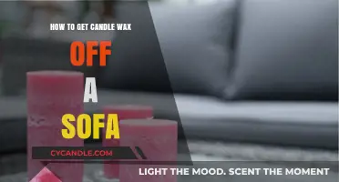 Quick Fixes: Removing Candle Wax from Your Sofa Easily