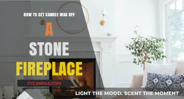 Effective Methods to Remove Candle Wax from Stone Fireplaces