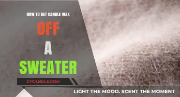 Easy Methods to Remove Candle Wax from Your Sweater