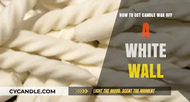 Effortless Wax Removal: Clean Candle Wax from White Walls Fast