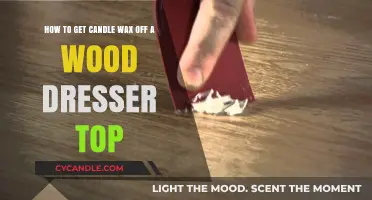 Effortless Wax Removal: Clean Candle Wax from Wood Dresser Tops