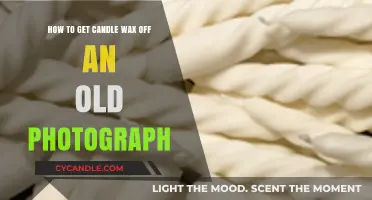 Safely Remove Candle Wax from Old Photographs: A Step-by-Step Guide