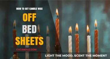 Effective Ways to Remove Candle Wax from Bed Sheets Easily