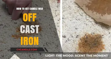 Effective Methods to Remove Candle Wax from Cast Iron Surfaces