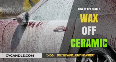 Easy Ways to Remove Candle Wax from Ceramic Surfaces