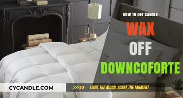 Effective Ways to Remove Candle Wax from Your Down Comforter