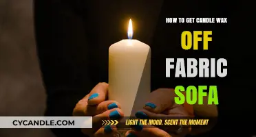 Easy Steps to Remove Candle Wax from Fabric Sofas