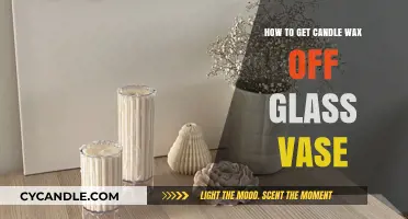 Effortless Ways to Remove Candle Wax from Glass Vases