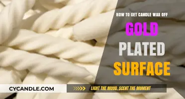 Safely Removing Candle Wax from Gold-Plated Surfaces: A Step-by-Step Guide