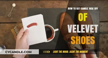 Easy Velvet Shoe Care: Removing Candle Wax Stains Effortlessly