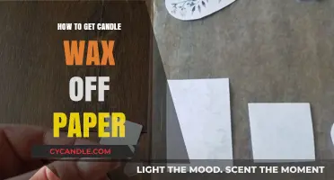 Effective Ways to Remove Candle Wax from Paper Easily and Safely