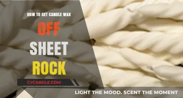 Easy Steps to Remove Candle Wax from Sheetrock Walls