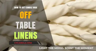 Effortless Tips to Remove Candle Wax from Table Linens