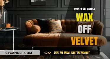 Effective Methods to Remove Candle Wax from Velvet Fabric