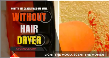 Easy Ways to Remove Candle Wax from Walls Without a Hair Dryer