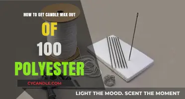 Effective Ways to Remove Candle Wax from 100% Polyester Fabric