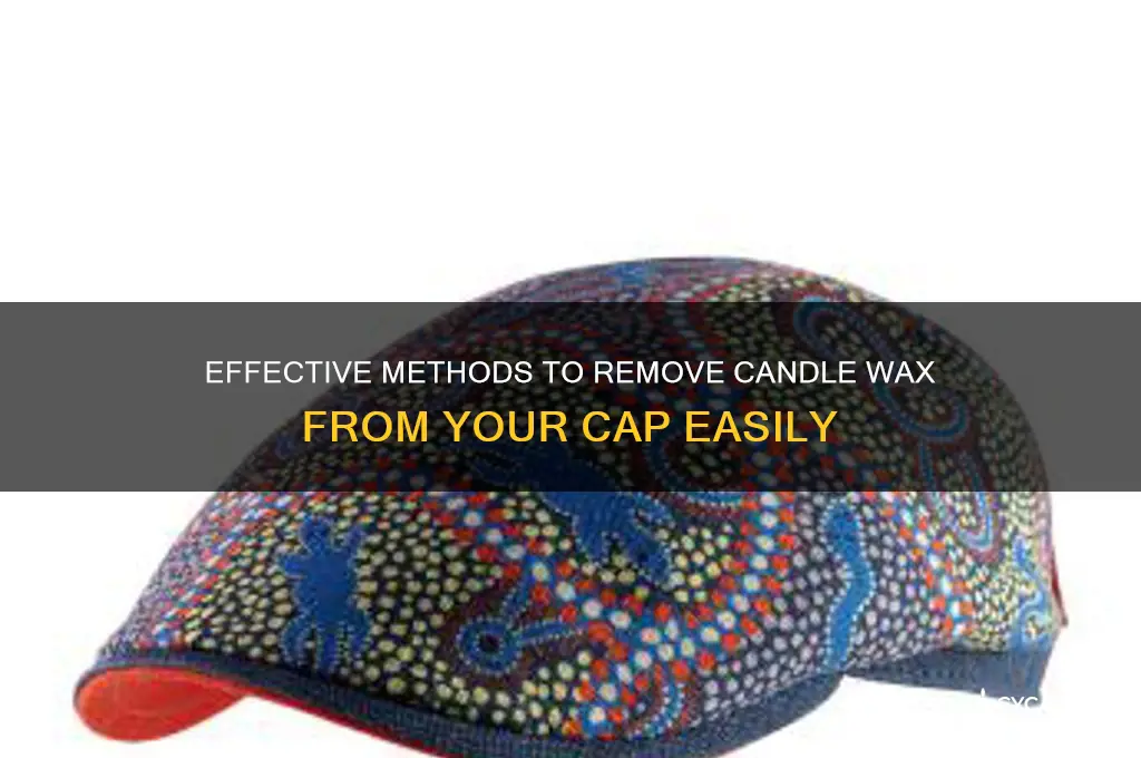 how to get candle wax out of a cap