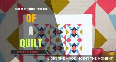 Effective Methods to Remove Candle Wax from Your Quilt Easily