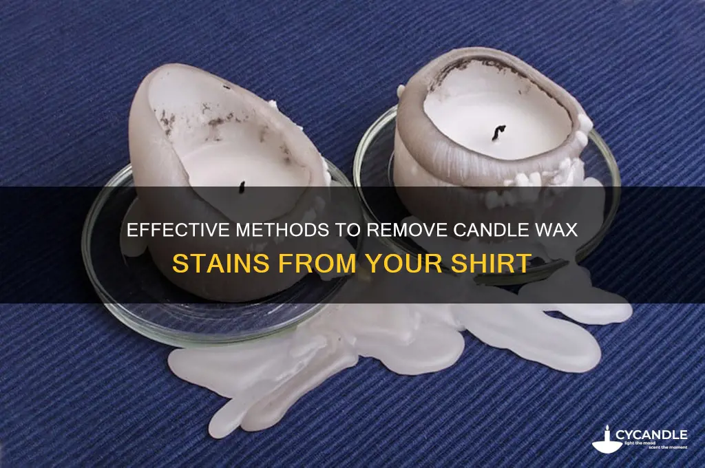 how to get candle wax out of a shirt