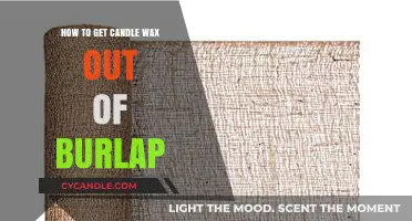 Effective Methods to Remove Candle Wax from Burlap Easily